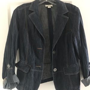 Loft size 10 jean blazer